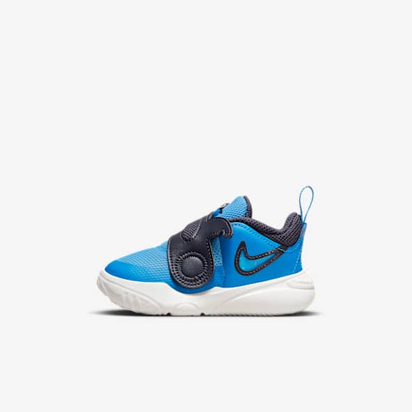 Nike blue strap shoes online